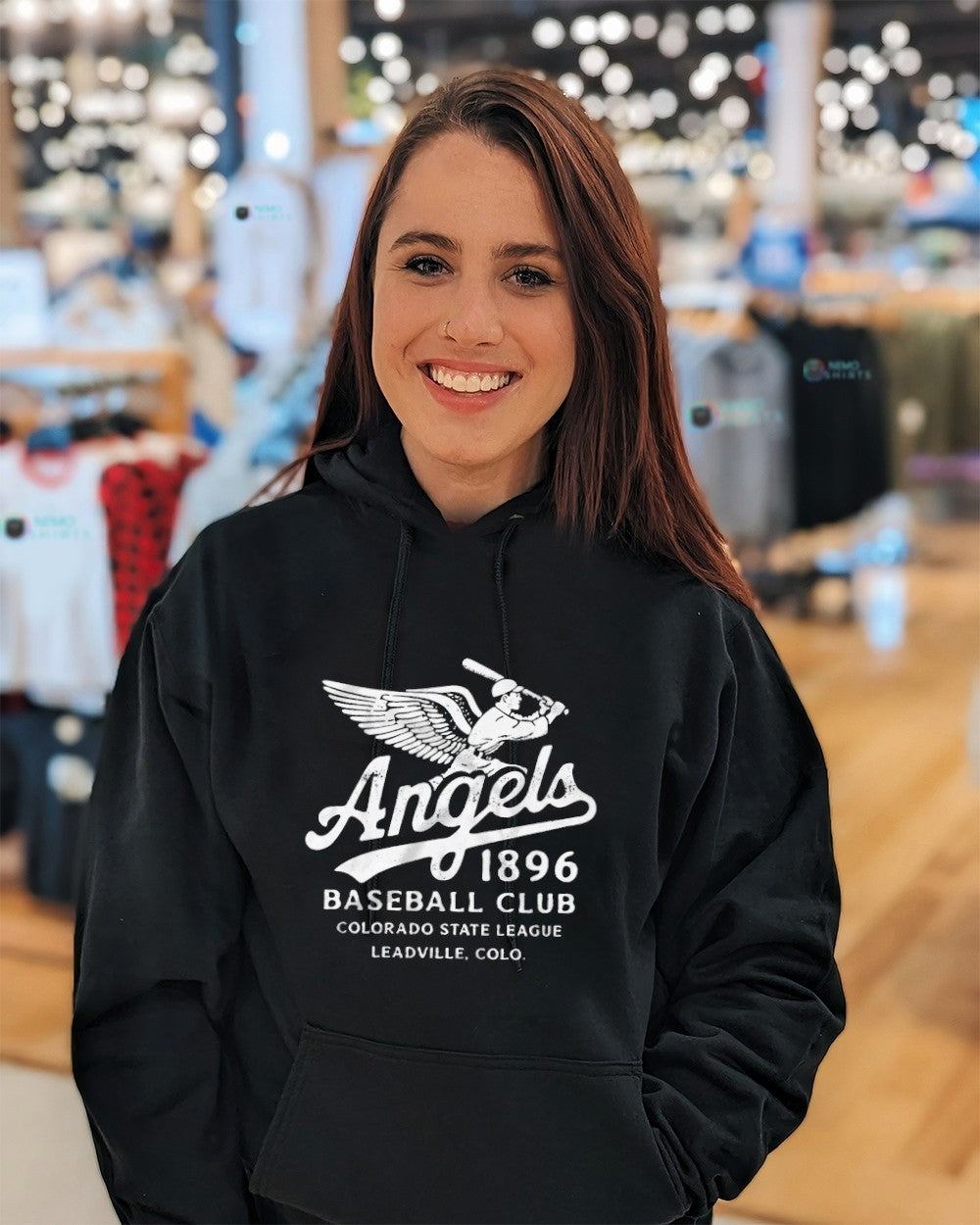 Leadville Angels baseball club 1896 Colorado State league shirt
