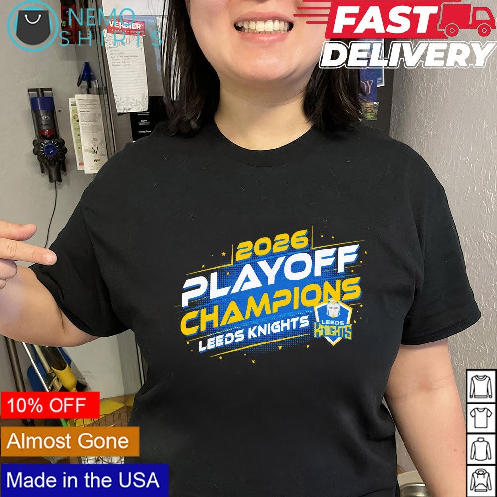 Leeds Knights 2026 Playoff champions shirt