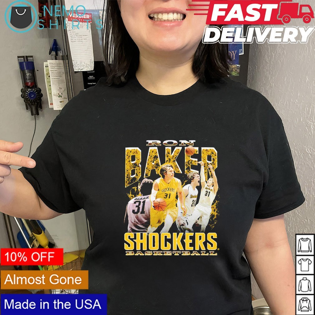 Legend Ron Baker Wichita State Shockers men’s basketball vintage graphic shirt
