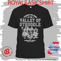 Legends Are Born In The Valley Of Struggle Conquering Barbell Strength Brand Shirt