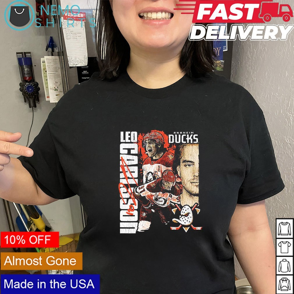 Leo the Phenom Leo Carlsson Anaheim Ducks retro graphic shirt