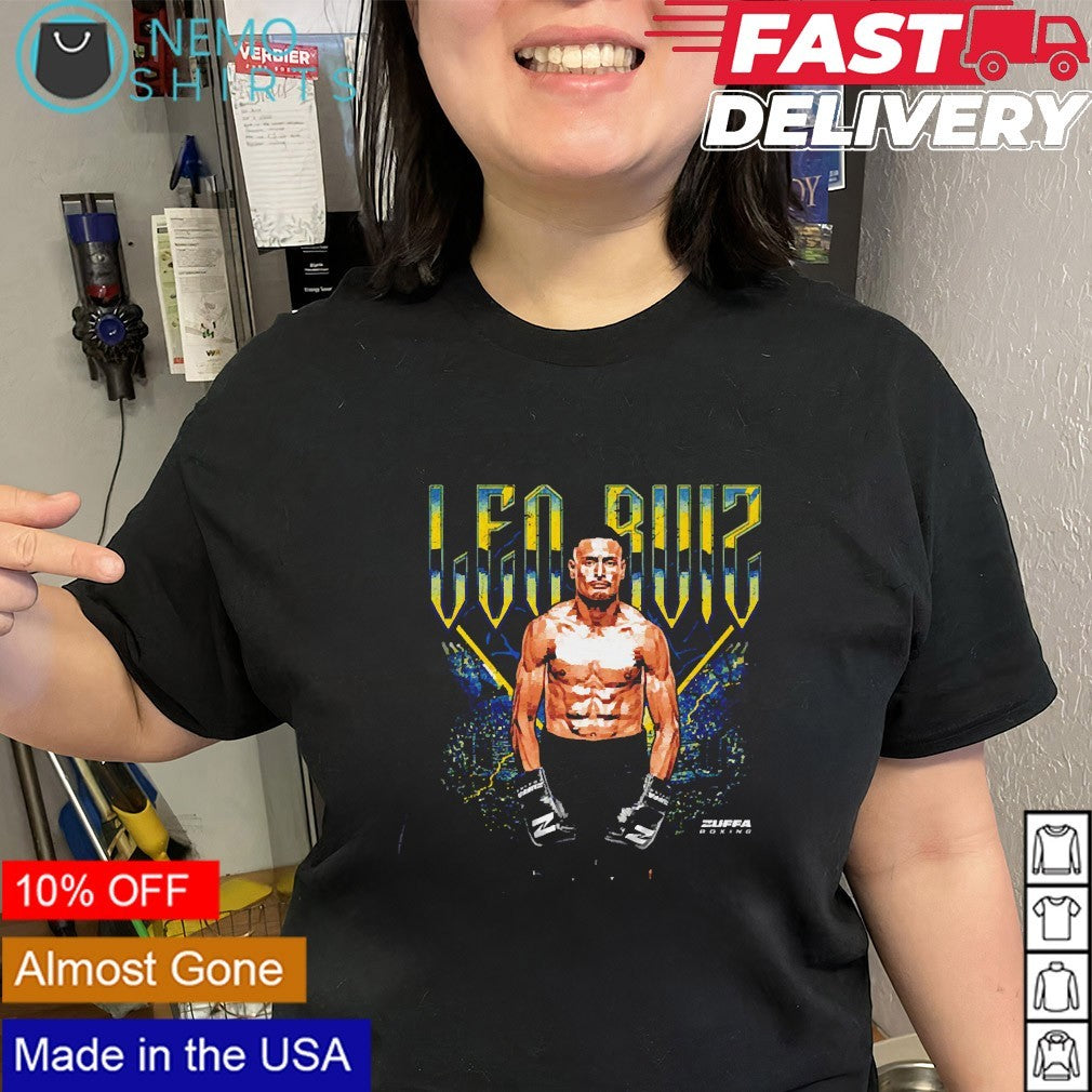 Leonardo Ruiz Zuffa boxing fighter pose shirt