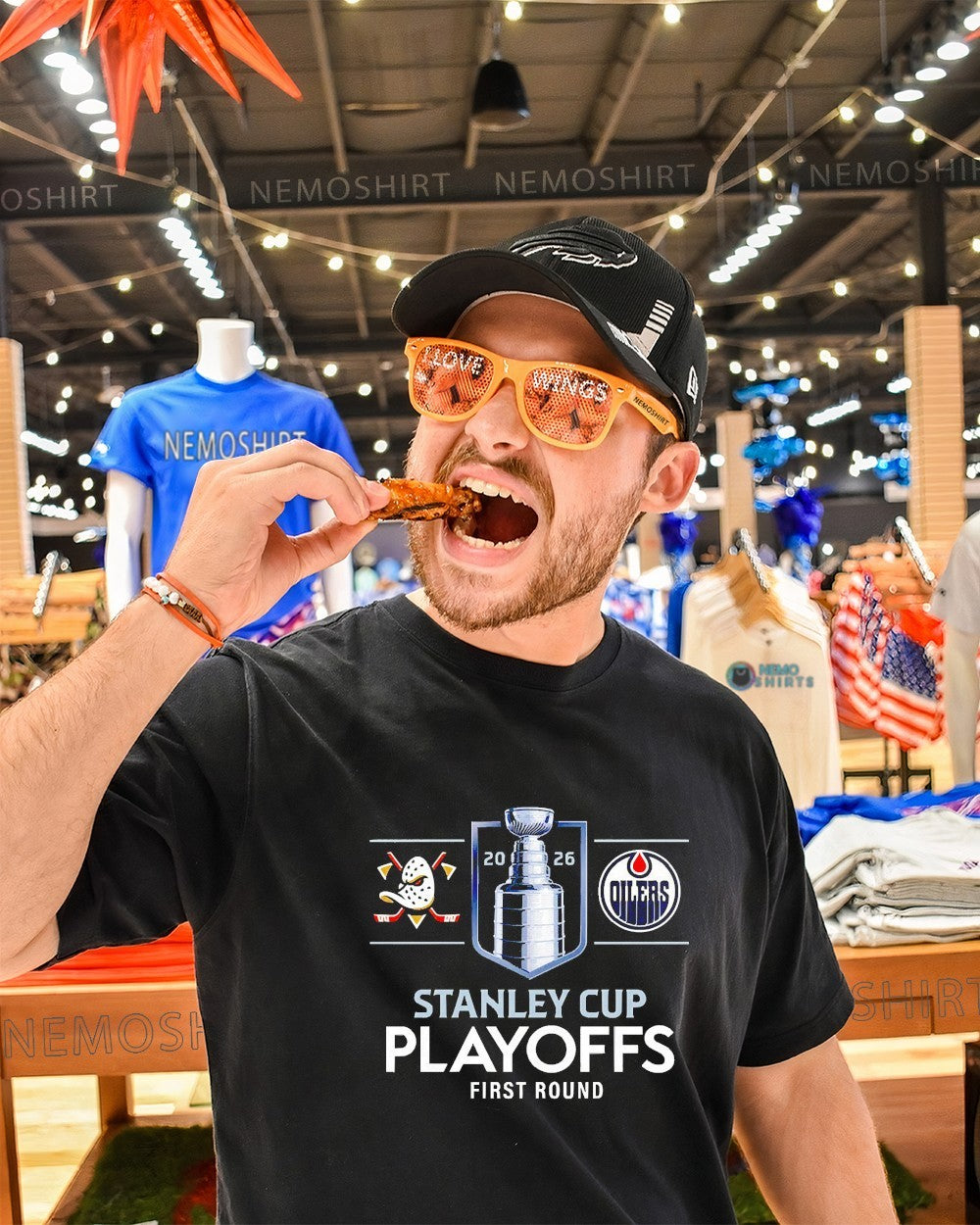 Anaheim Ducks vs Edmonton Oilers 2026 Stanley Cup Playoffs first round matchup shirt