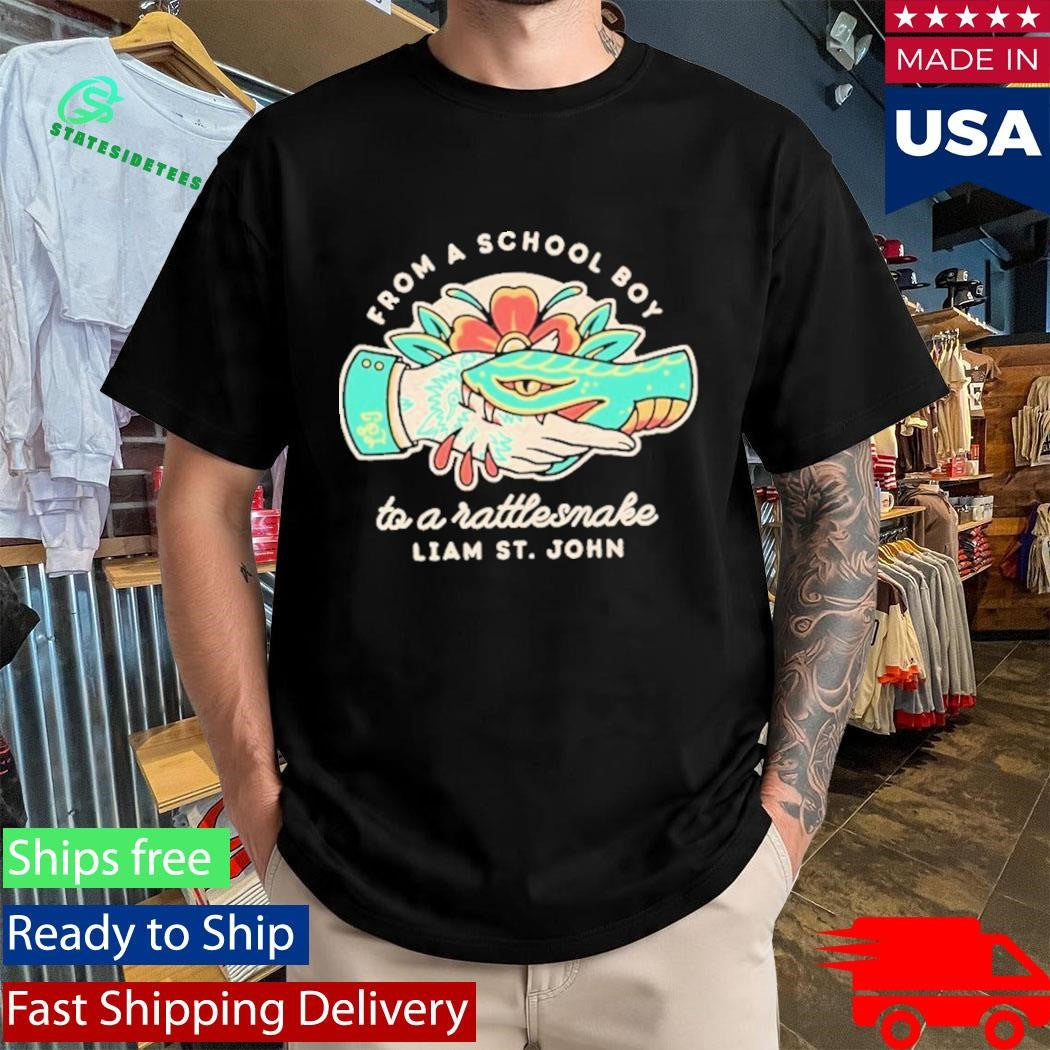 Liam St John From A School Boy To A Rattlesnake Eastham Prison Farm Blues Shirt