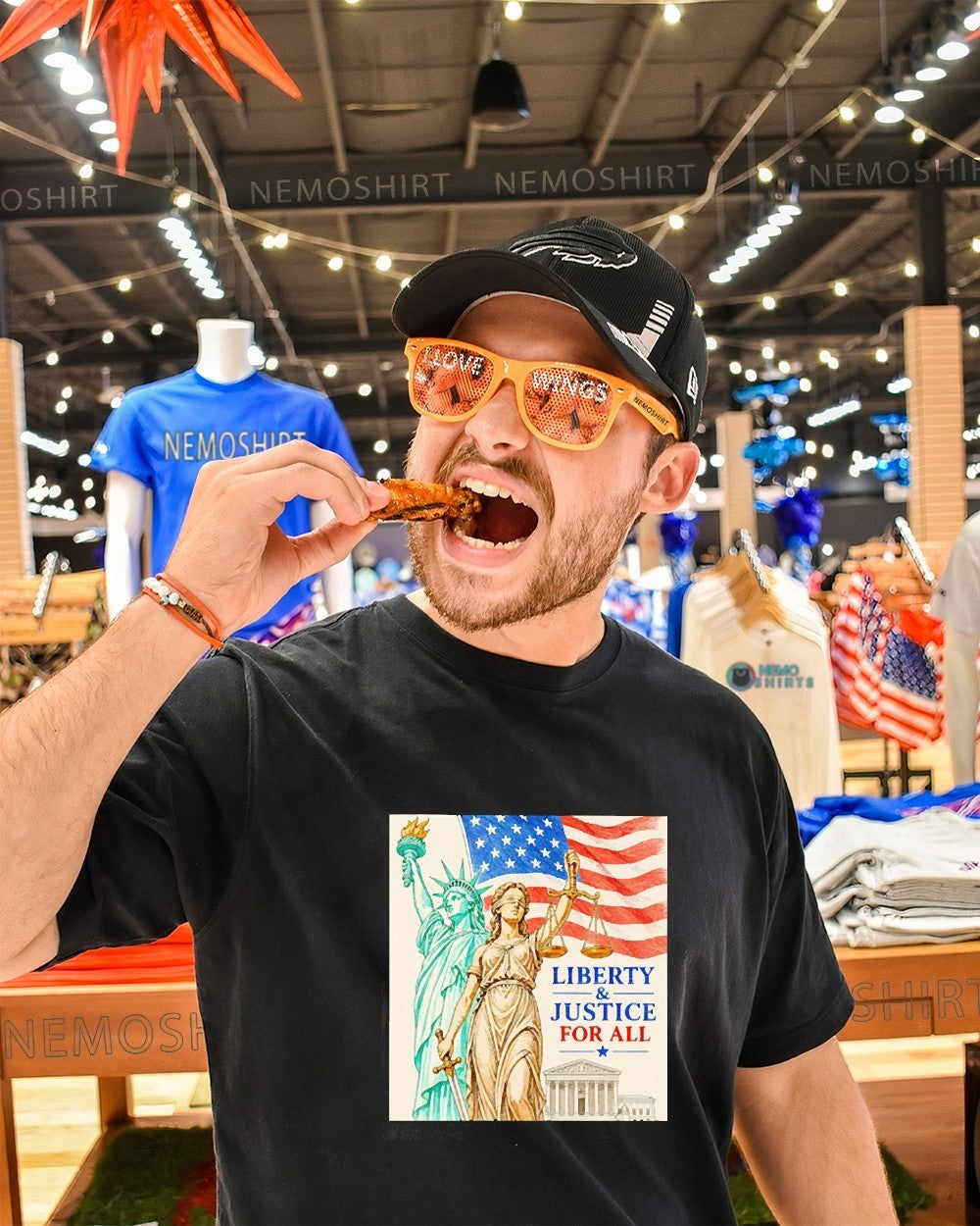 Liberty and justice for all shirt