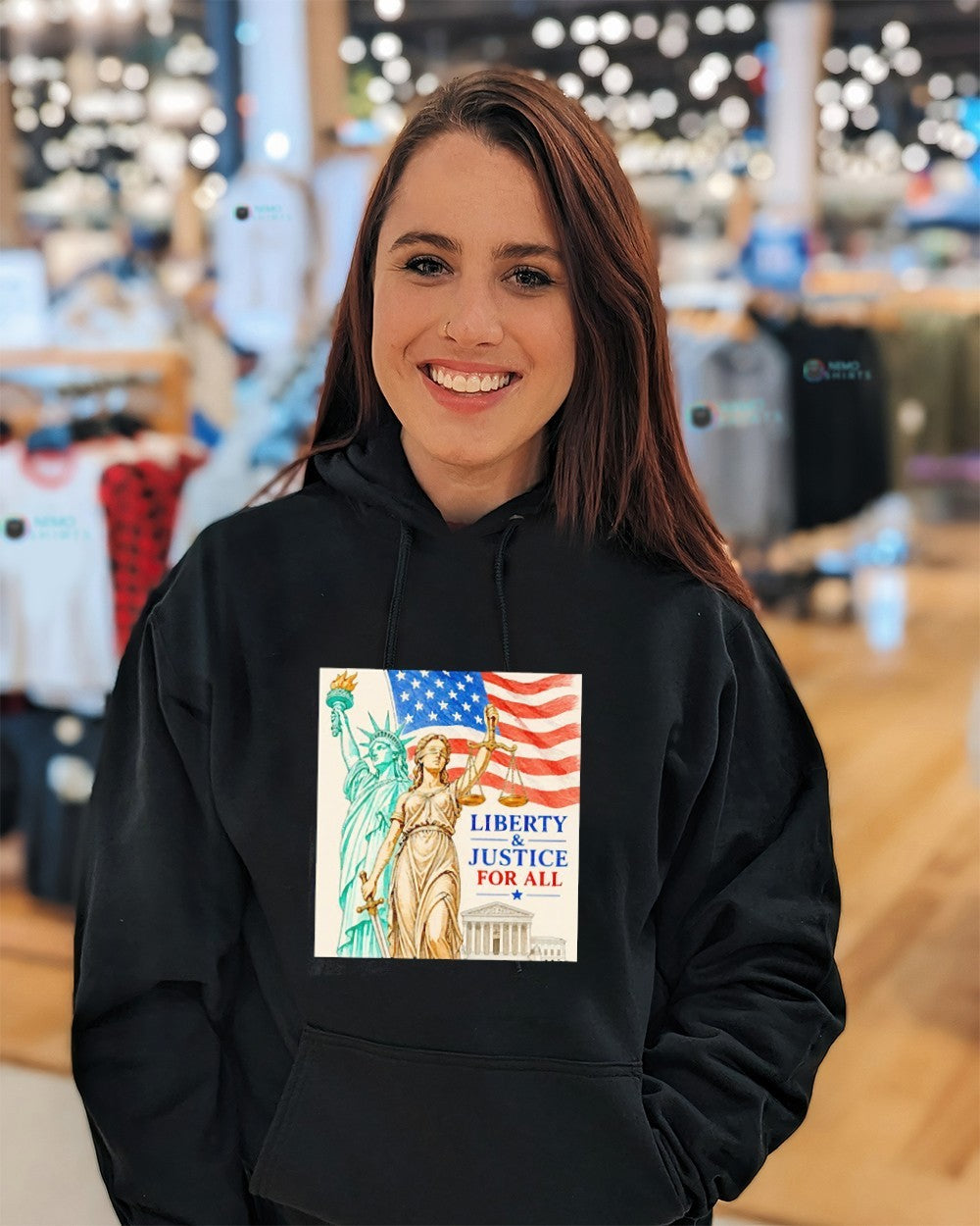 Liberty and justice for all shirt