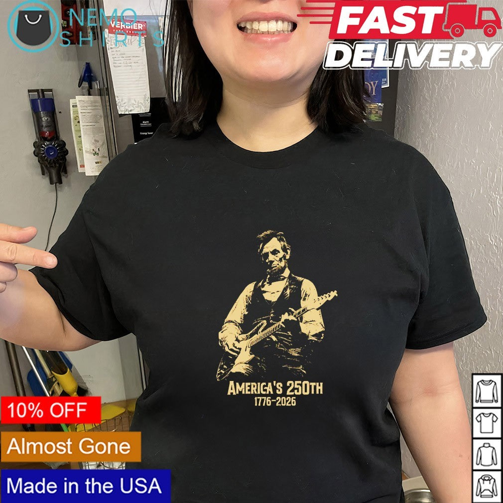 Lincoln America’s 250th 1776-2026 graphic shirt