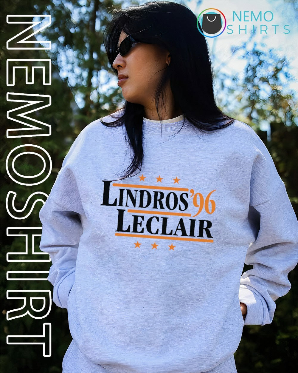 Lindros and LeClair ’96 Philadelphia Flyers hockey legends shirt