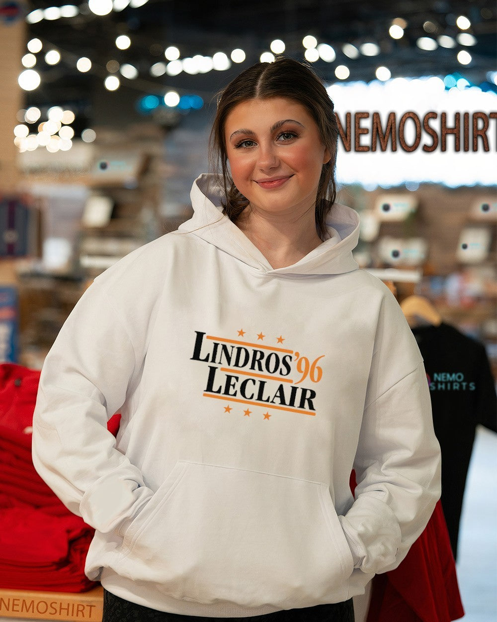 Lindros and LeClair ’96 Philadelphia Flyers hockey legends shirt