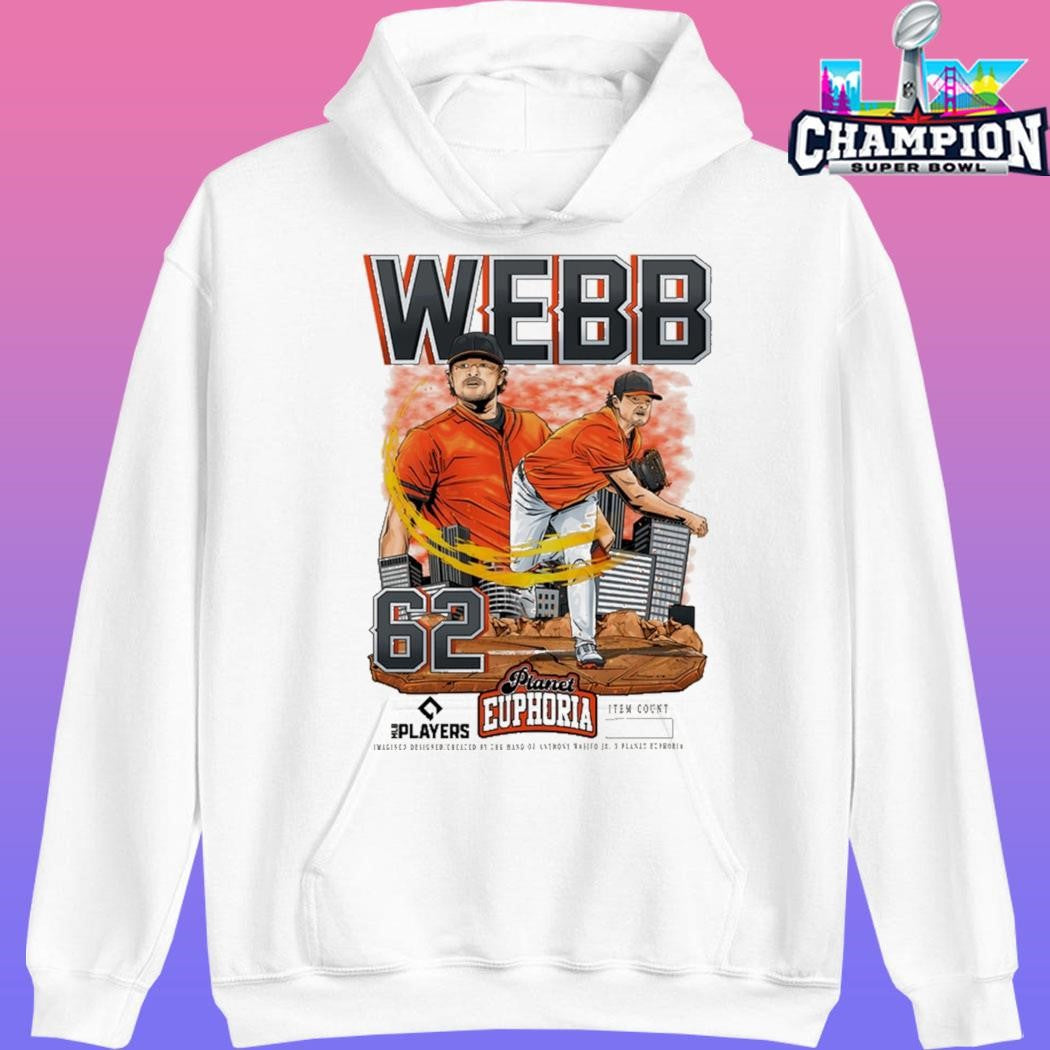 Logan Webb Planet Euphoria Mlb Players Number 62 Shirt