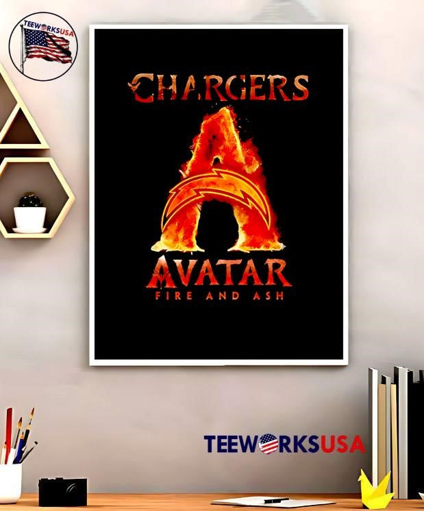 Los Angeles Chargers x Avatar Fire And Ash shirt