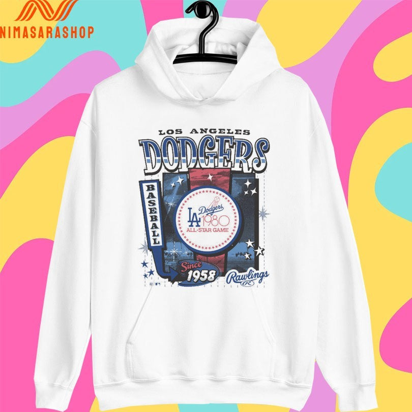 Los Angeles Dodgers Baseball Since 1958 Cooperstown Rawlings Poster ’47 Foundation Shirts