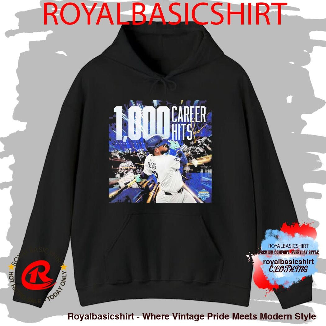 Los Angeles Dodgers Miguel Rojas 1000 Hits Career Shirt