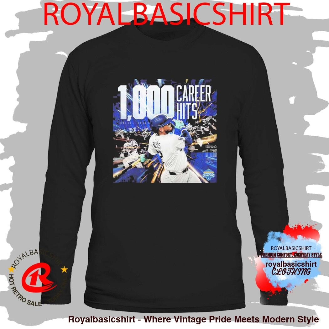 Los Angeles Dodgers Miguel Rojas 1000 Hits Career Shirt