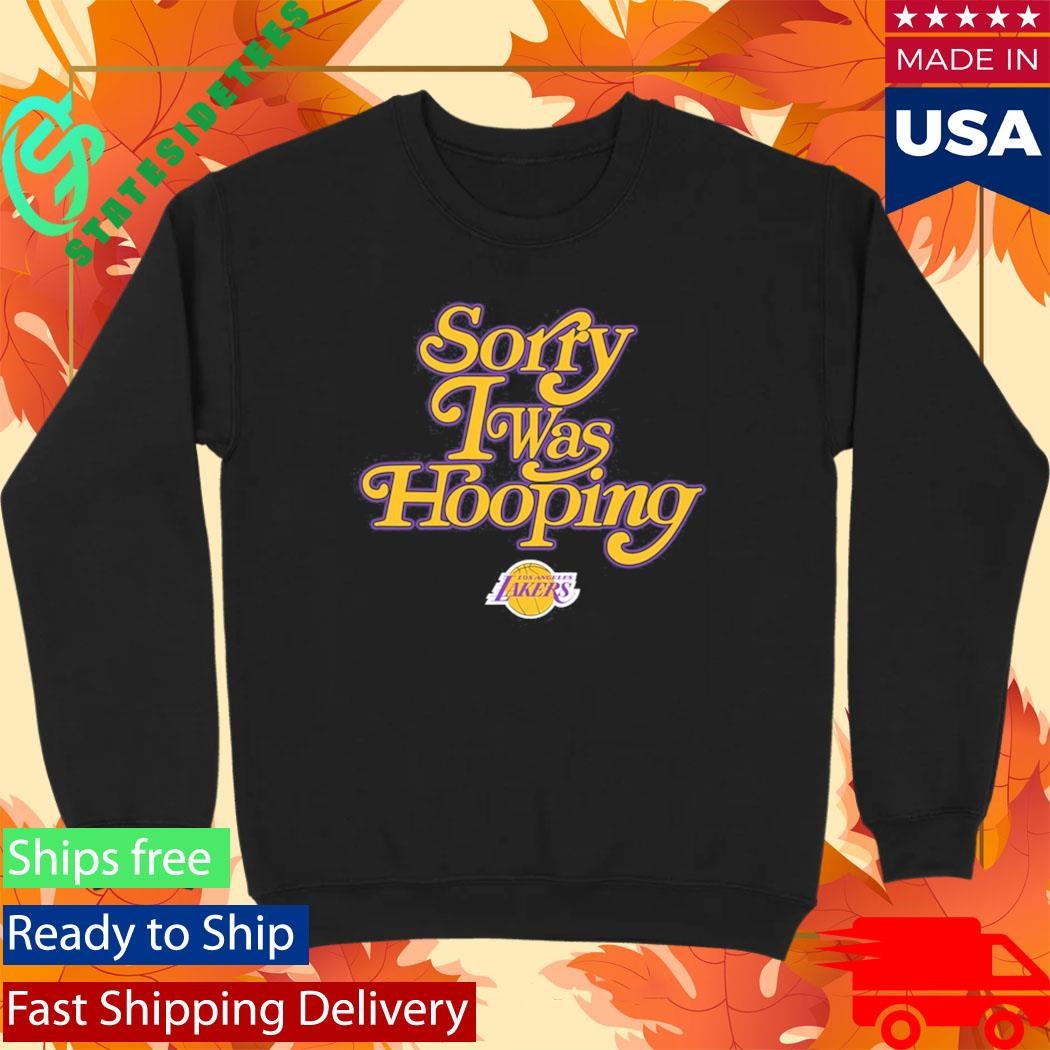 Los Angeles Lakers LA Lakers x Seen Sorry I Was Hooping Shirt