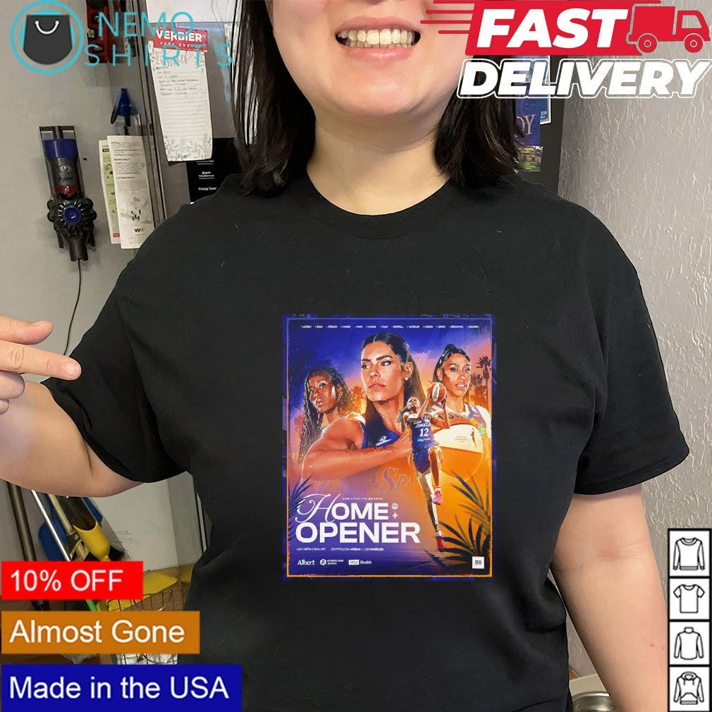 Los Angeles Sparks home opener shirt