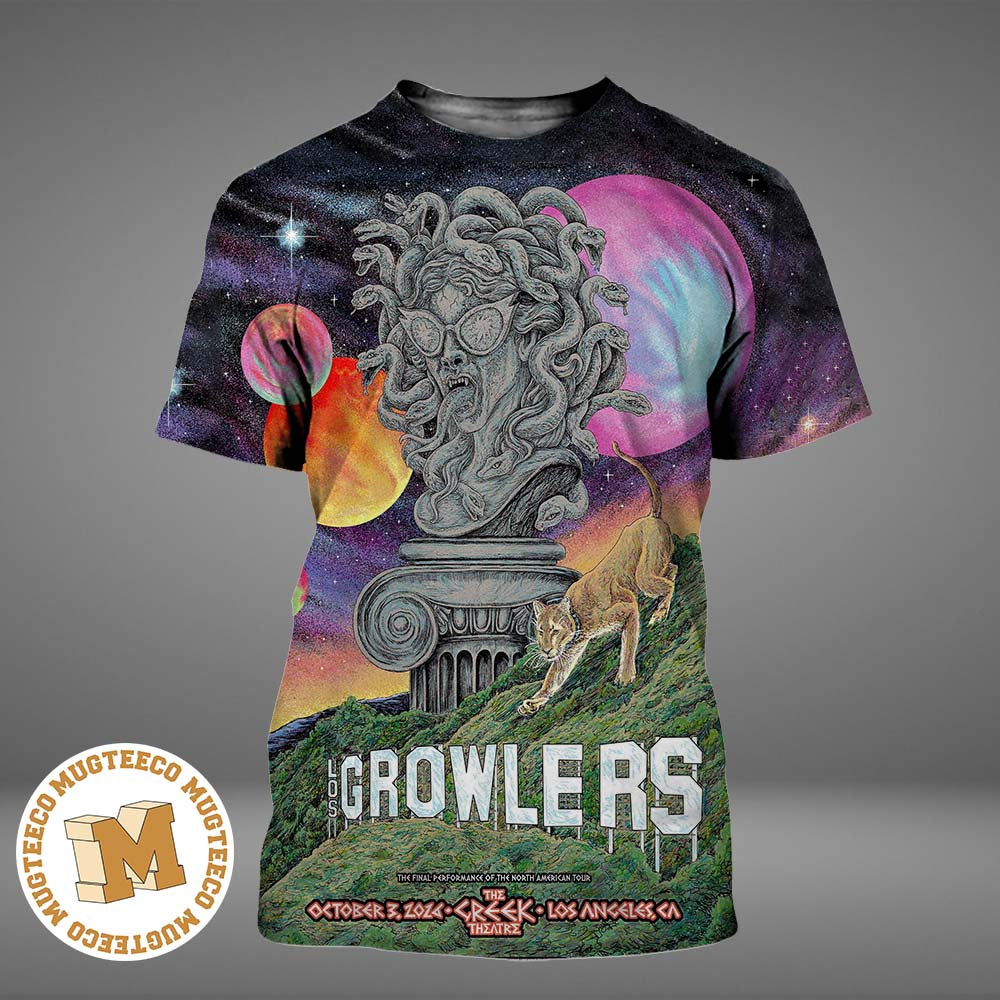 Los Growlers Los Angeles CA 2026 Event Poster At The Creek Theatre On October 3 2026 All Over Print Shirt