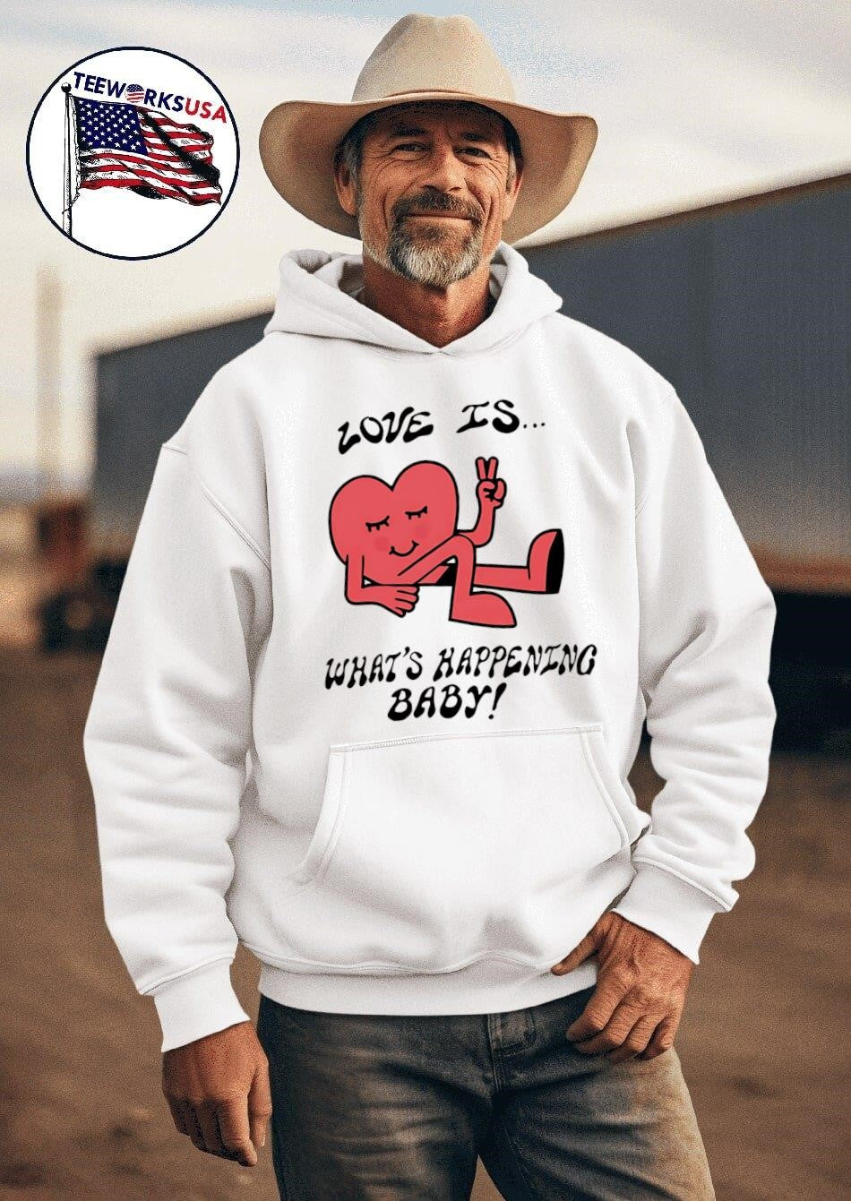 Love is What’s Happening Baby Shirt