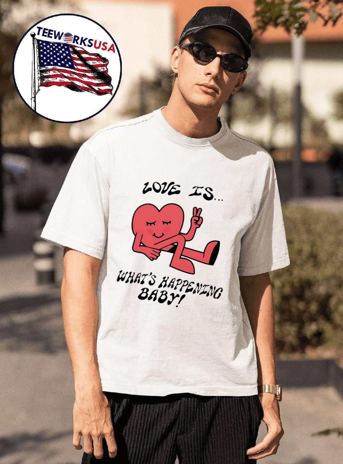 Love is What’s Happening Baby Shirt