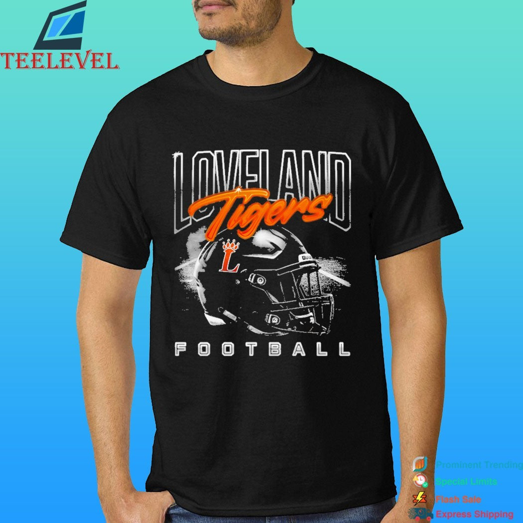 Loveland Tigers Football Helmet Shirt