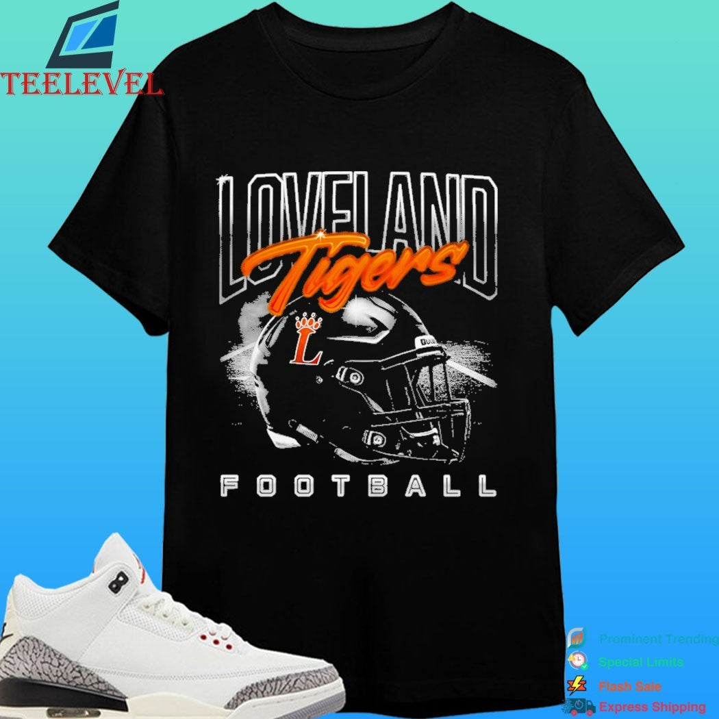 Loveland Tigers Football Helmet Shirt