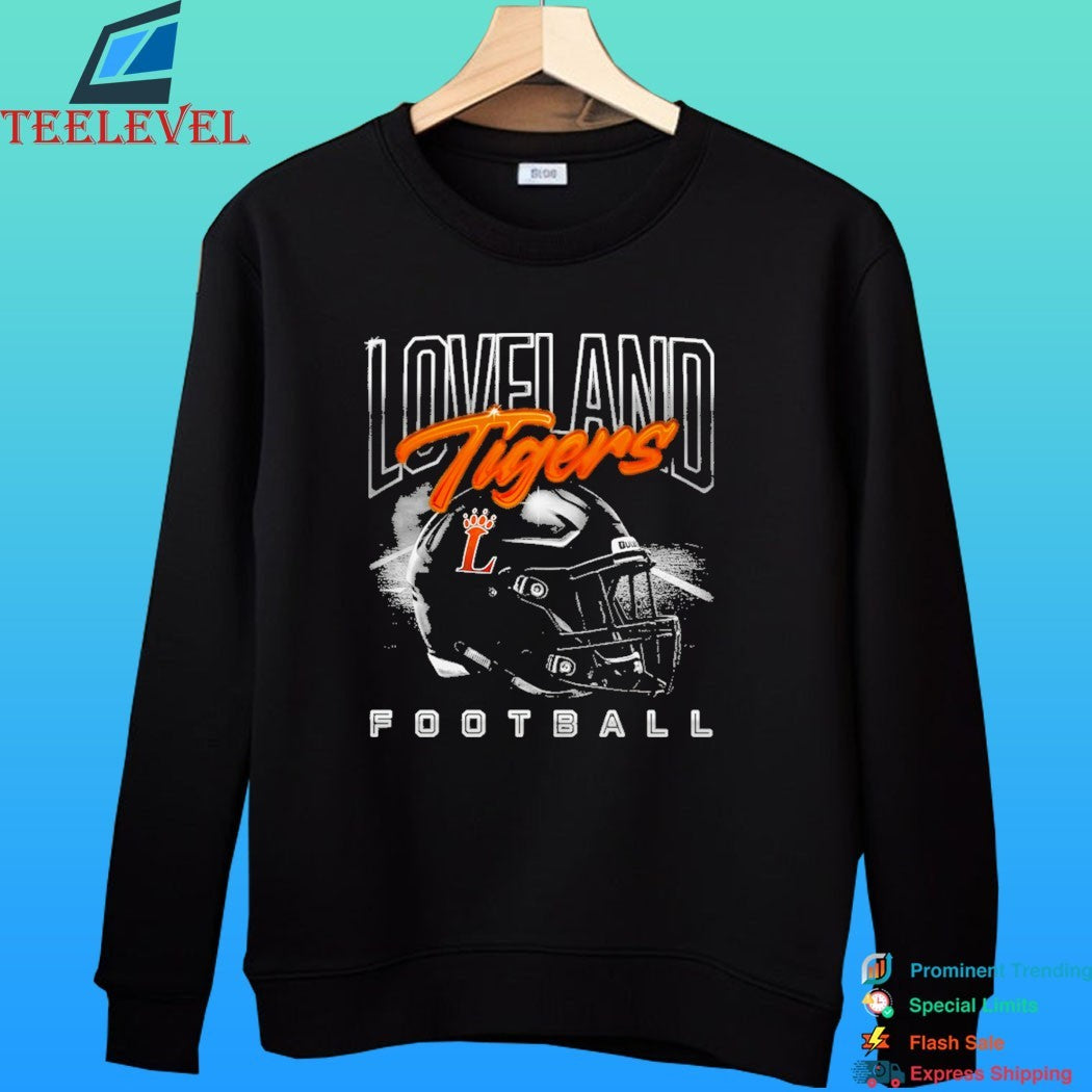Loveland Tigers Football Helmet Shirt
