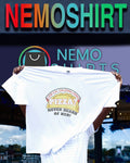 Low cal calzone zone pizza never heard of her shirt
