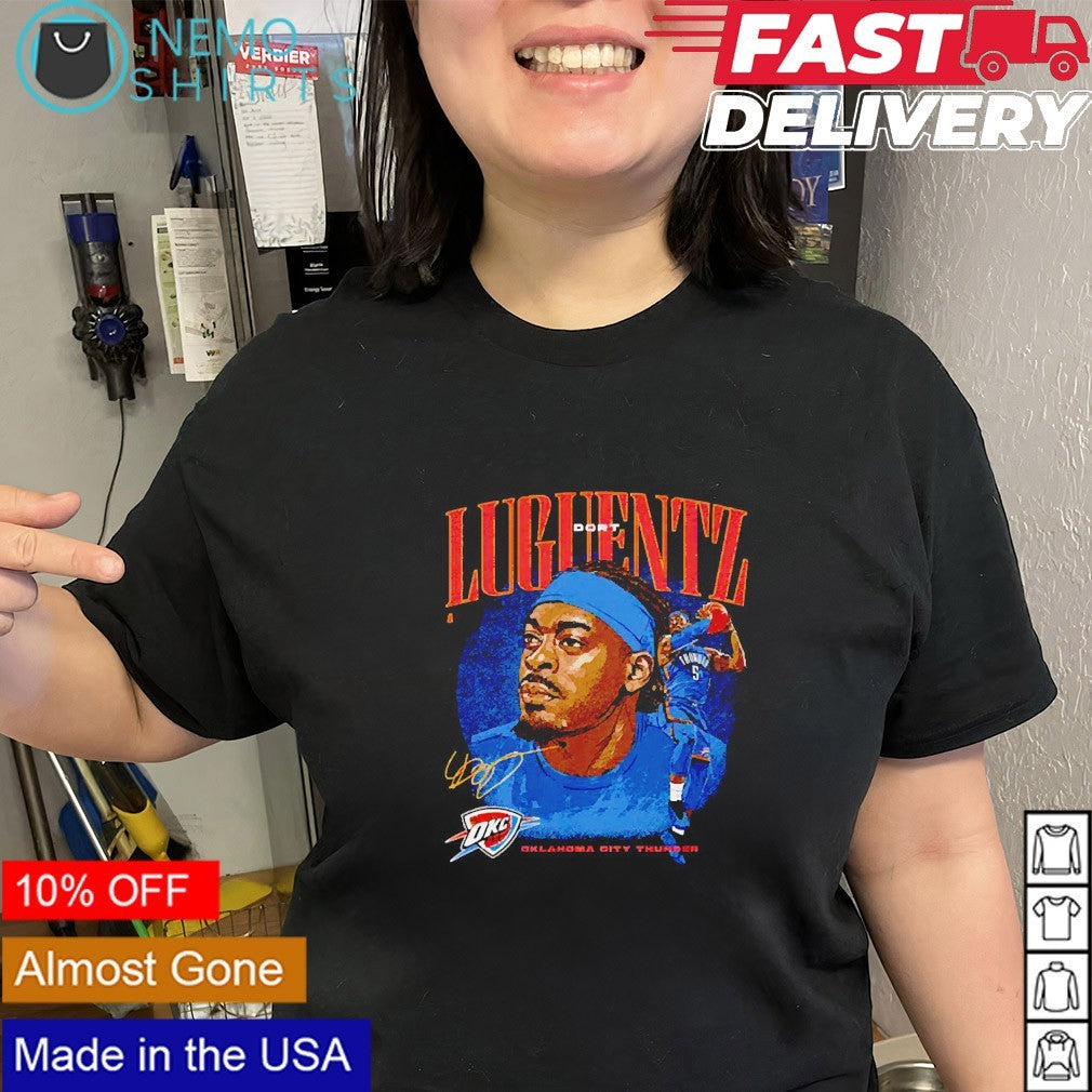 Luguentz Dort Oklahoma City Thunder player collage graphic shirt
