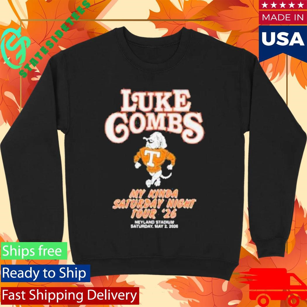 Luke Combs My Kinda Saturday Night Tour 26 Exclusive Knoxville Shirt