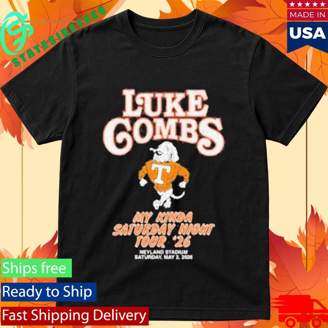 Luke Combs My Kinda Saturday Night Tour 26 Exclusive Knoxville Shirt