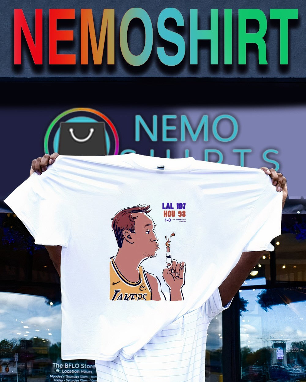 Luke Kennard Lakers win over 107 98 Houston Rockets shirt