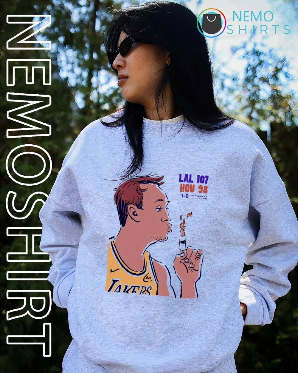 Luke Kennard Lakers win over 107 98 Houston Rockets shirt