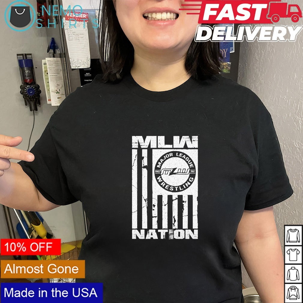 MLW Nation Major League Wrestling shirt