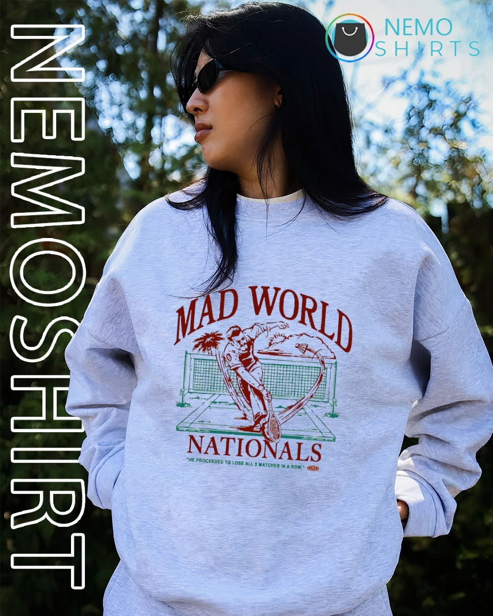 Mad world nationals badminton better tennis shirt