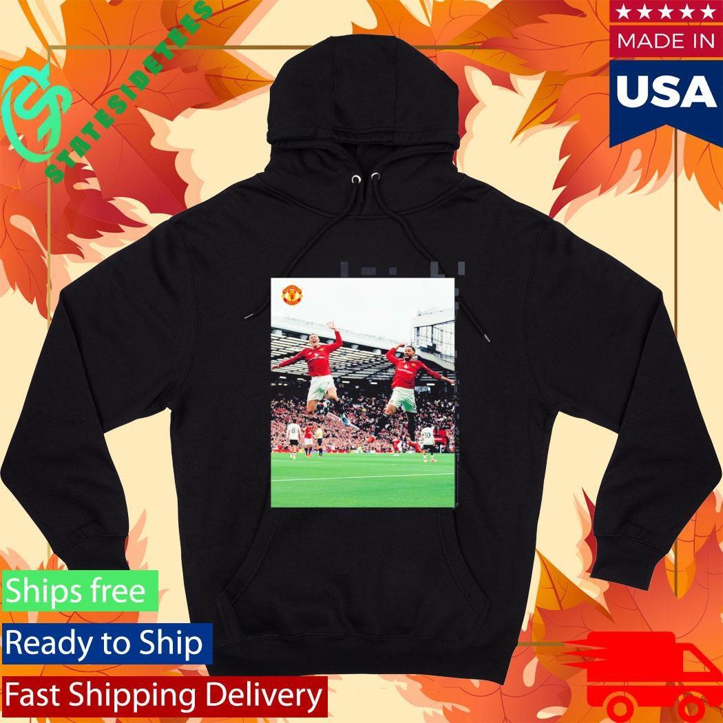 Manchester United Air Sesko Feat Cunha Celebration Vs Liverpool Match T-Shirt