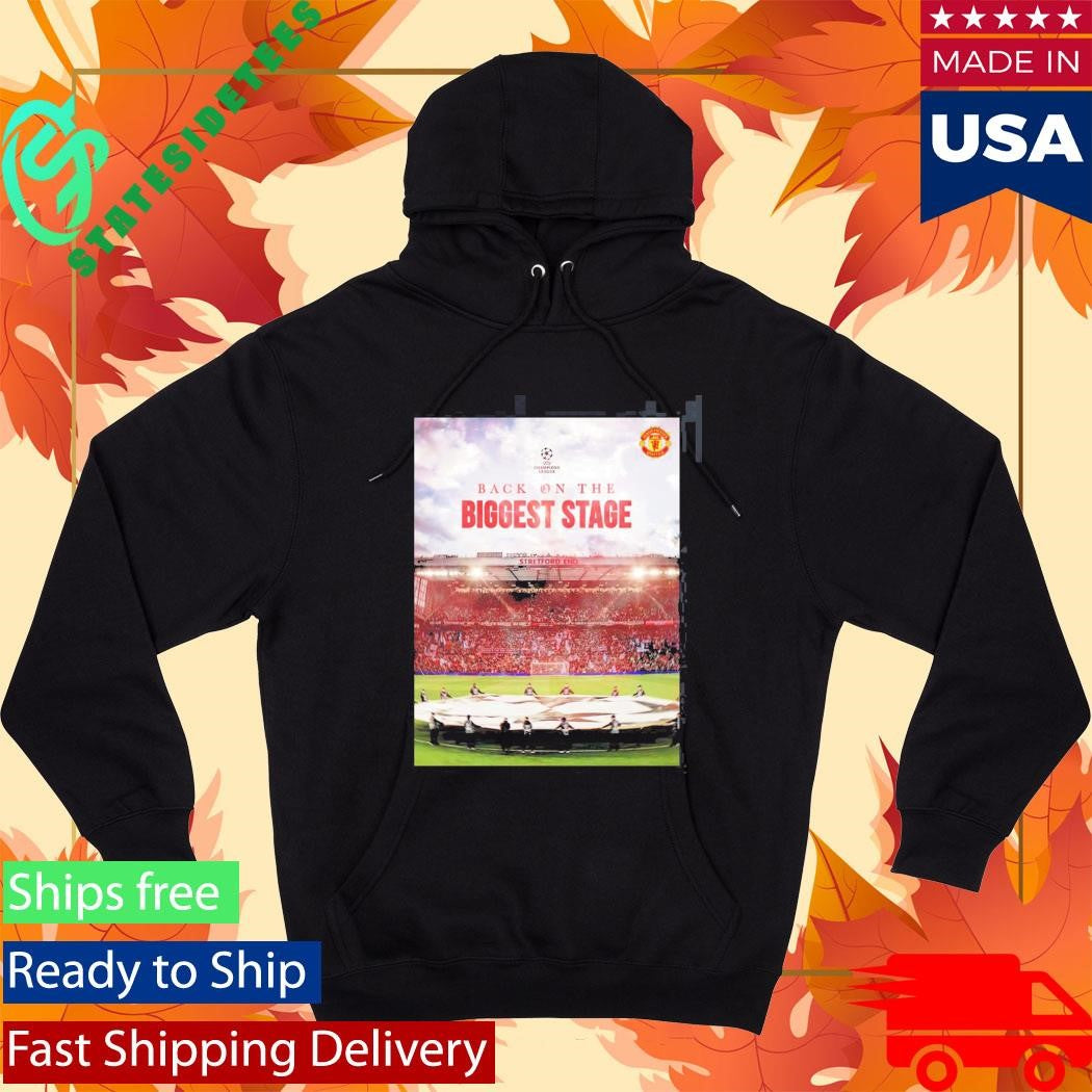 Manchester United Back On The Biggest Stage UEFA Champion League Qualified T-Shirt