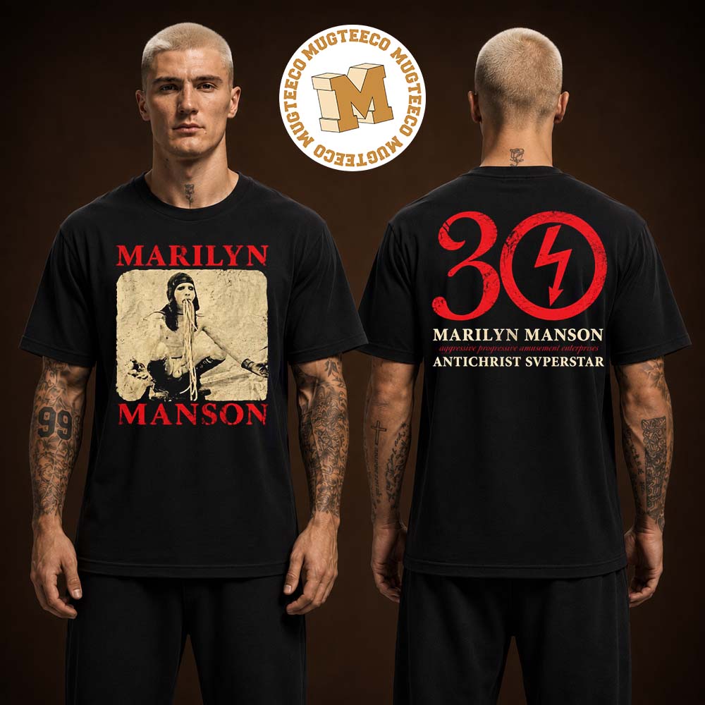 Marilyn Manson Antichrist Superstar 30th Anniversary 2026 Merch Antichrist Svperstar Unisex T-Shirt