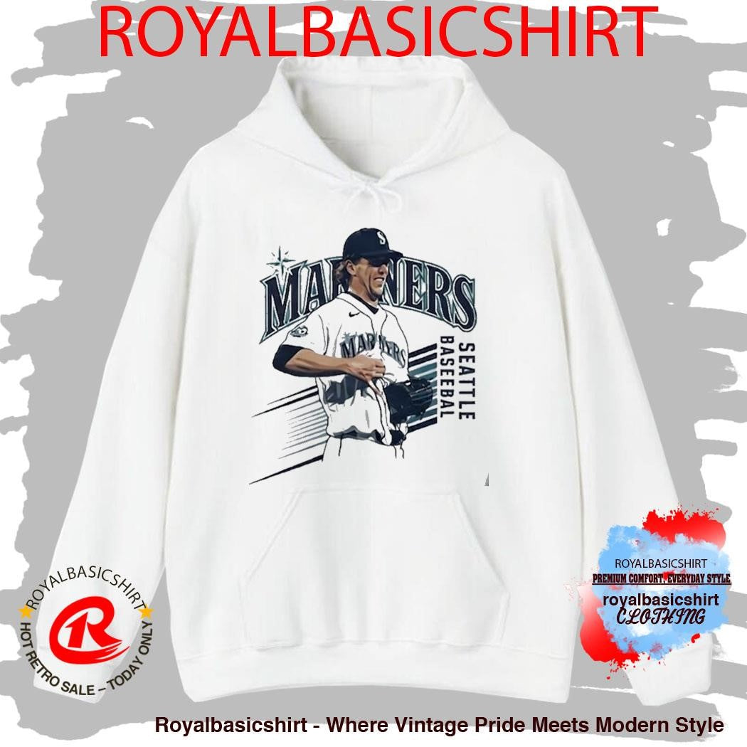 Mariners Logan Gilbert Baseball Pitcher Catches Ball In Shirt