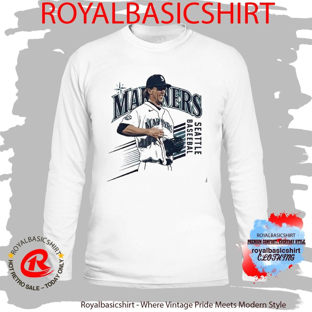 Mariners Logan Gilbert Baseball Pitcher Catches Ball In Shirt