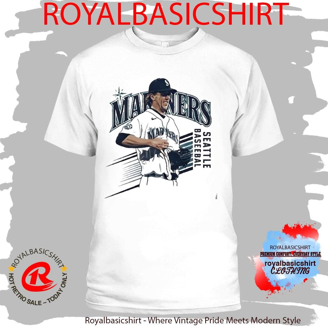 Mariners Logan Gilbert Baseball Pitcher Catches Ball In Shirt