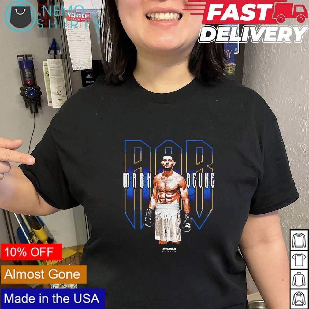 Mark Beuke Zuffa boxing fighter pose shirt