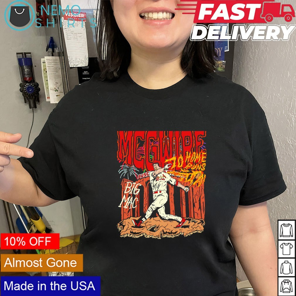 Mark McGwire big Mac home runs graphic shirt