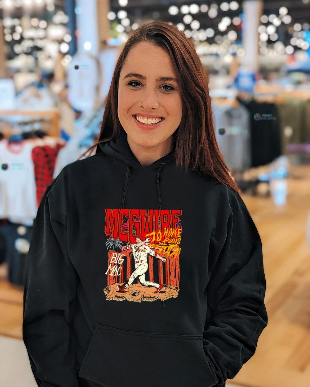 Mark McGwire big Mac home runs graphic shirt