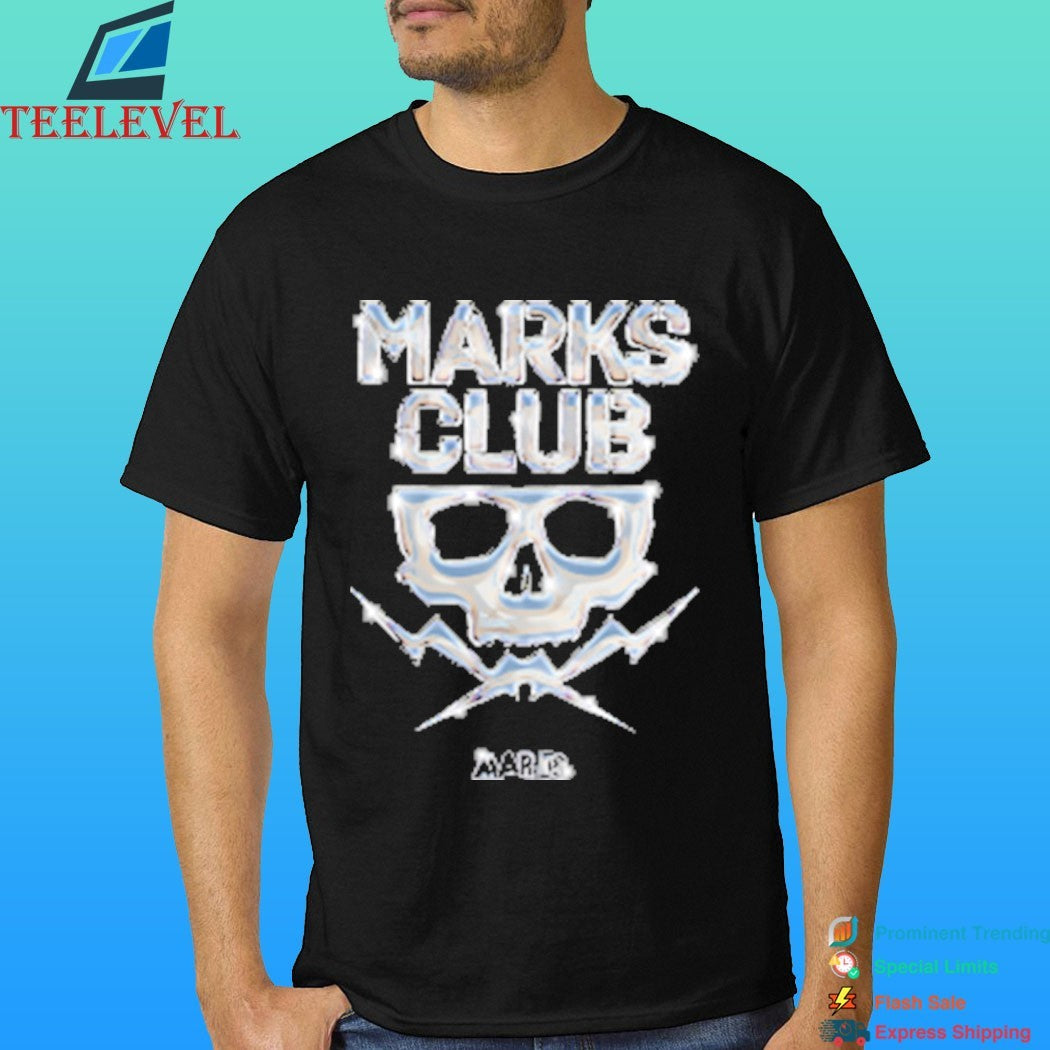 Marks Club Chrome Skull Shirt