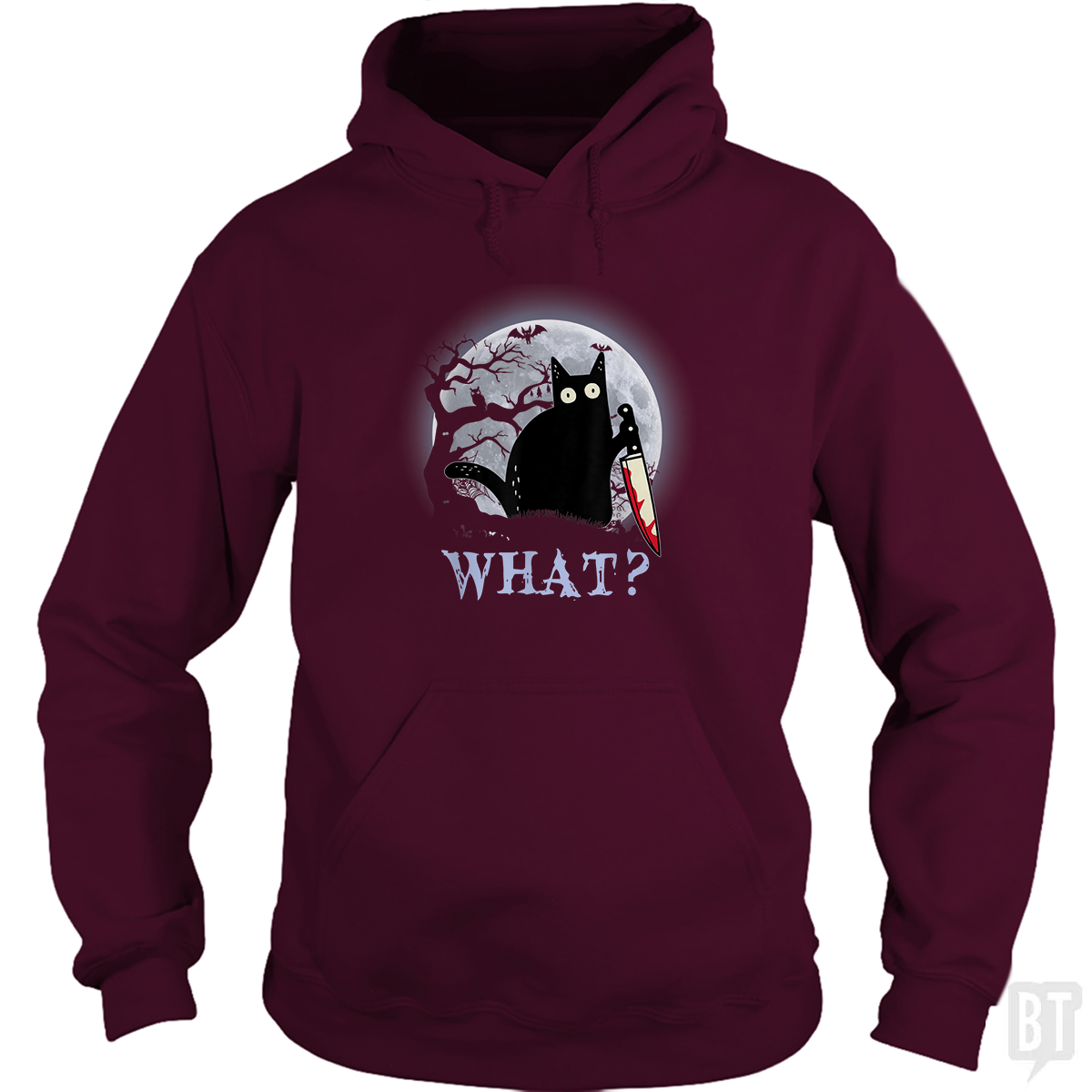 Halloween Murder Cat Hoodie