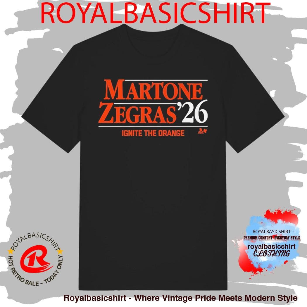 Martone-Zegras ’26 Ignite The Orange Shirt