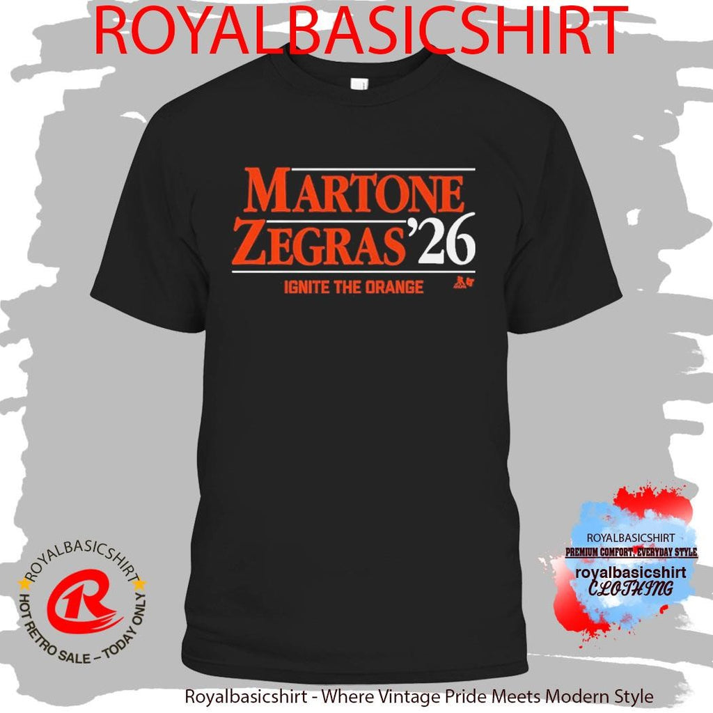Martone-Zegras ’26 Ignite The Orange Shirt