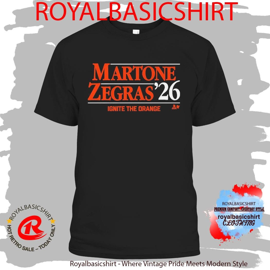 Martone-Zegras ’26 Ignite The Orange Shirt