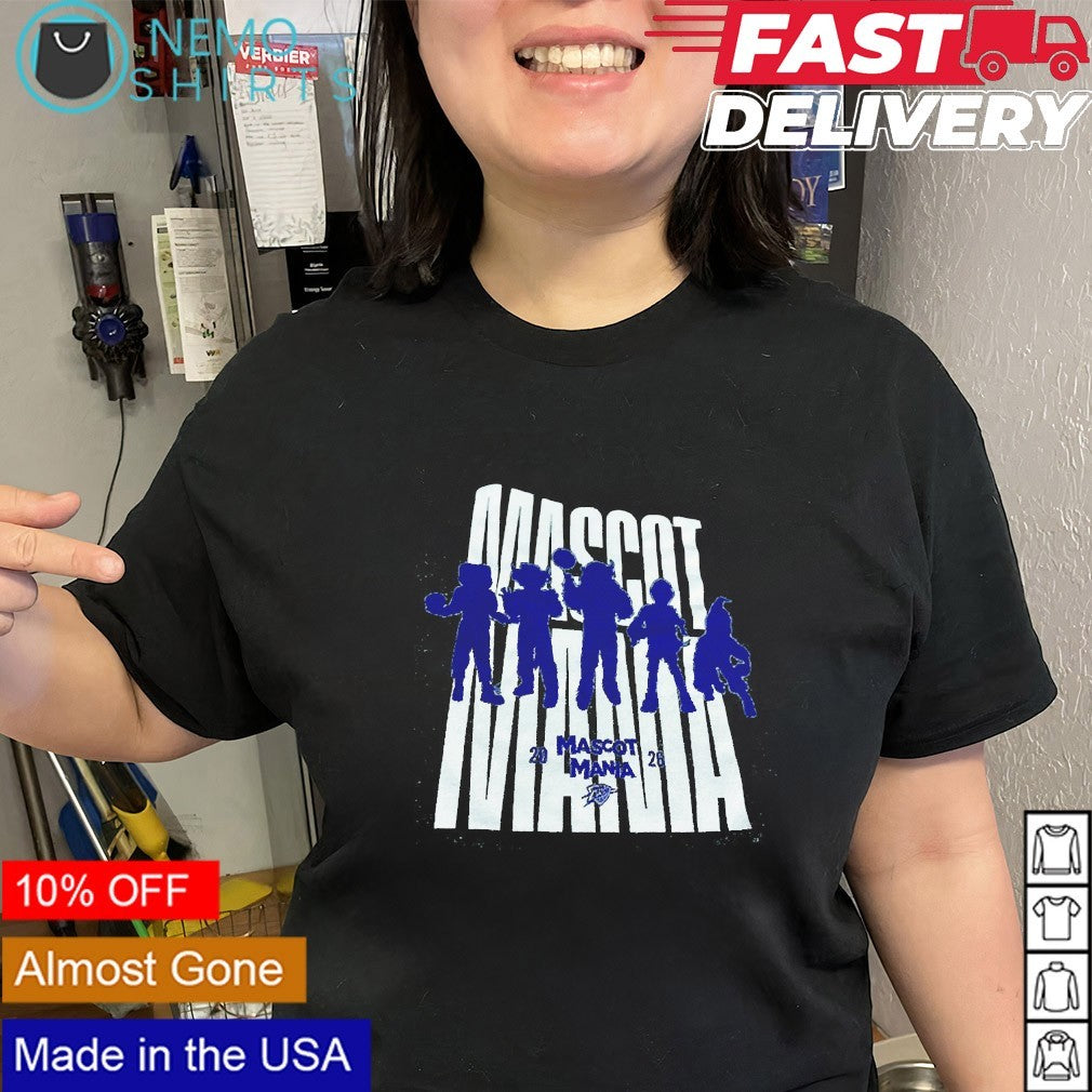 Mascot Mania 2026 OKC Thunder shirt