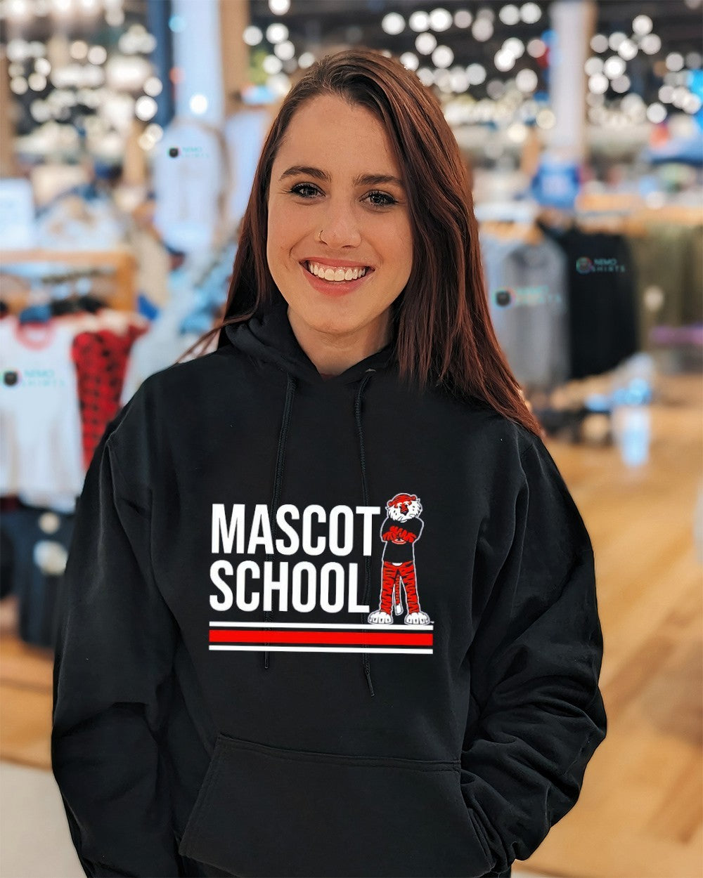 Mascot school Auburn Tigers shirt